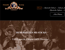 Tablet Screenshot of demoiselles-mi-sticks.com